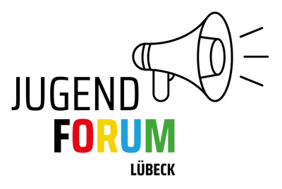 Logo Jugendforum Lübeck: Megafon